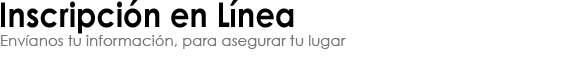 Inscripcion en Linea
